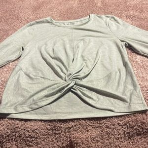 Athleta tie knot long sleeve
